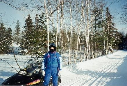 Snowmobiling