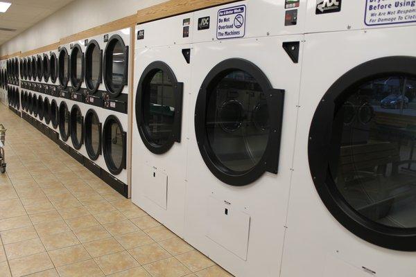 Lots of dryers and XXL dryers