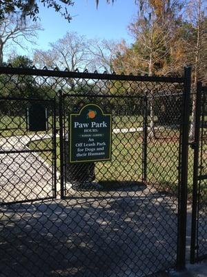 Has two dog parks (for big and small dogs)