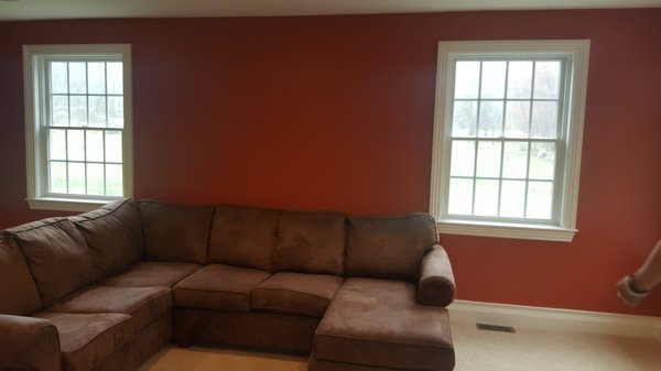 Living room paint job