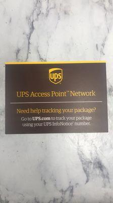 We are a UPS Access Point