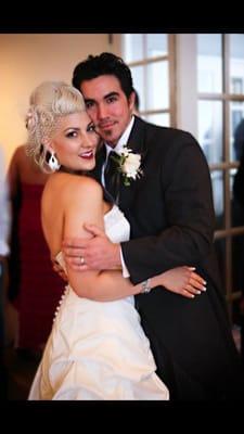 Bride & groom, Derek & Shawna, on their wedding day! Hair & makeup by OLL