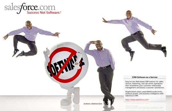 Advertising image created for SalesForce. All original photography and studio production