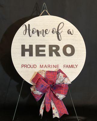 Marine home of a hero