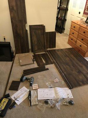 TV Stand assembly