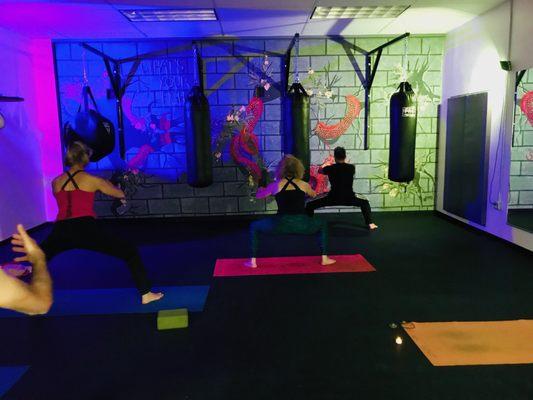 High Performance Yoga at The Good Fight Gym.