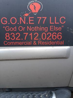 G.O.N.E77LLC HANDYMAN SVC INSTALLION RESIDENCIAL