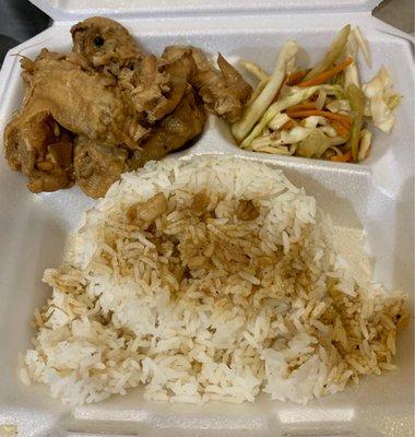 Chicken Adobo with White Rice