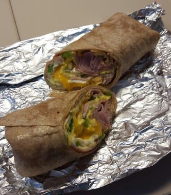 Breakfast Burrito (w/ Ham)