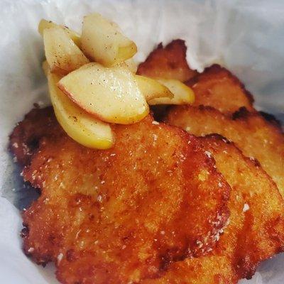 Potatoe Pancakes  With Sauteed Apples