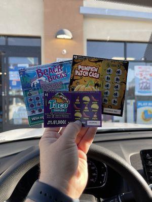 Some fun scratchers