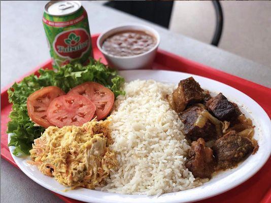 We serve plates of authentic Brazilian food complete with a drink of choice for $11.00! Menu changes daily, be sure to check in for details!