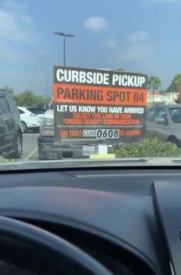 Curbside pickup