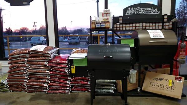 Traeger Wood Pellet Grills available here!!