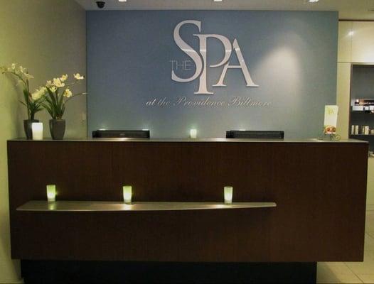 Front Desk of the Spa