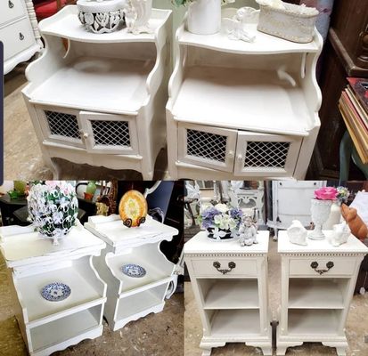 Shabby chic night stands