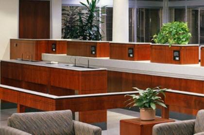 Intelligent Banking Solutions, Inc. customer bank lobby