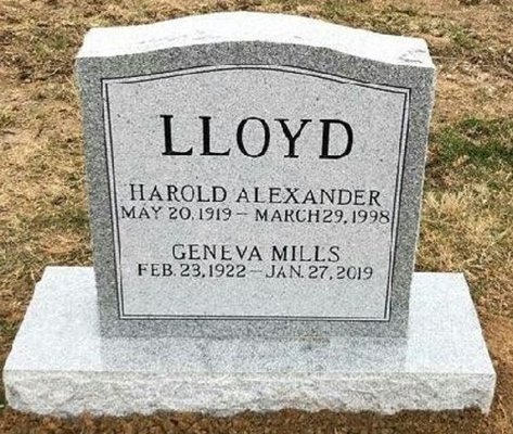 Headstone