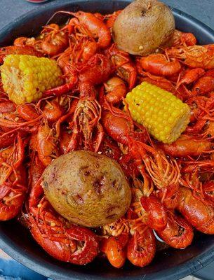 Crawfish, seafood, bar