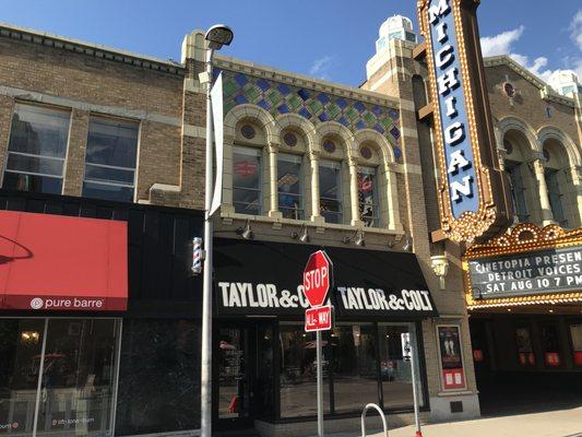 ARCB studio is on the second floor next to Michigan Theater