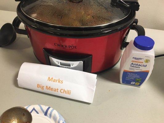 The winning (3rd place) chili