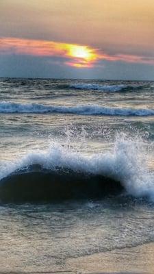 Sunset on the beach