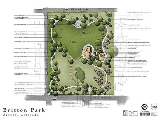 Park layout.