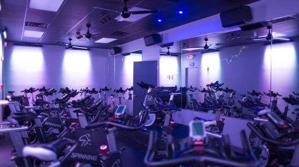 Indoor cycling theater