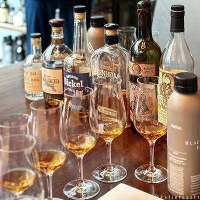 American whisky tasting