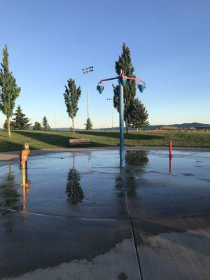 Decent size splash pad