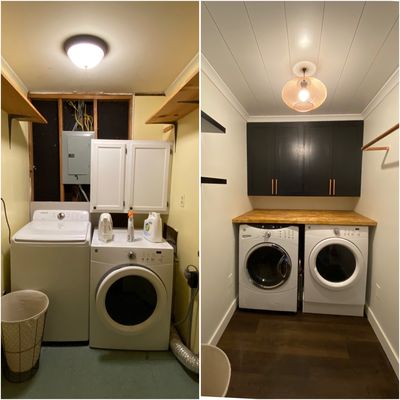 Much needed laundry room update