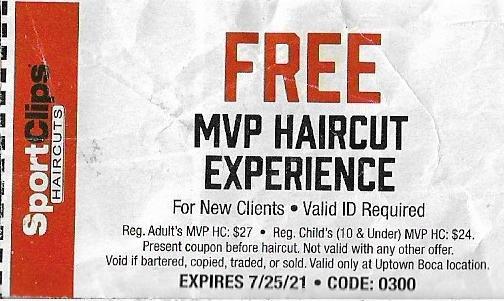 No mention of hair length that excluded a family member from getting her free haircut. They wanted to charge her $10.