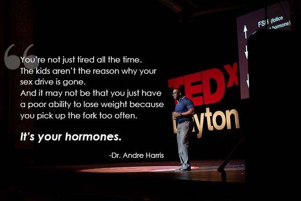 Dr. Harris was a speaker at the 2018 TEDxDayton event.