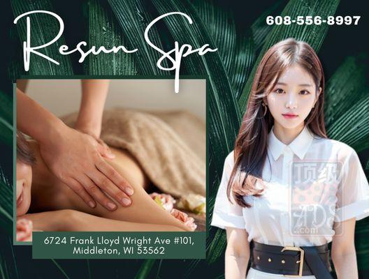 Here at Resun Spa, we are a proud Asian Spa located in Middleton, WI!