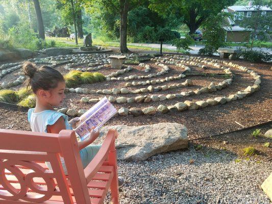 Beautiful meditation garden.