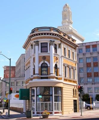 Our office on the corner of San Pablo Avenue and 17th Street in Oakland.