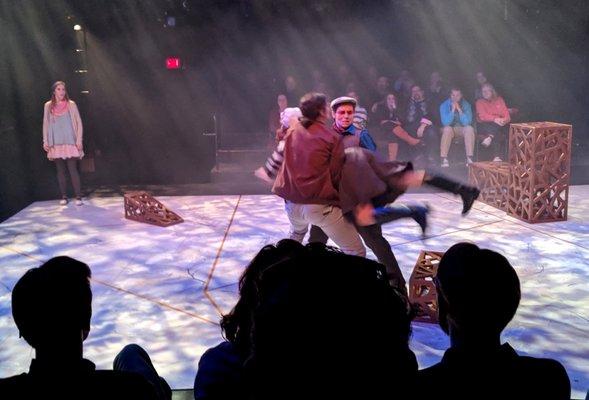 Villanova Theater -- Amazing acting for these kids! (Women playing men did so well mimicking male gestures and faces!)