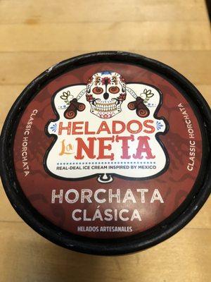 Ya gotta try a horchata ice cream when it presents itself.