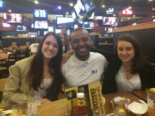 Ariel, Bruce and Chelsea @ Buffalo Wild Wings