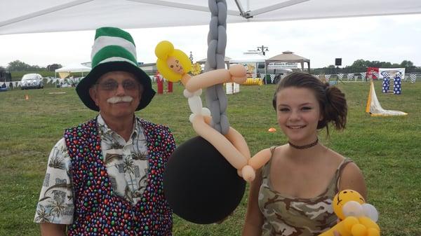 Twist A Mint at Big Mitten State Fair, Brooklyn, MI  displaying Blonde on a Wrecking Ball creation 2015