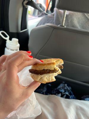 sausage biscuit