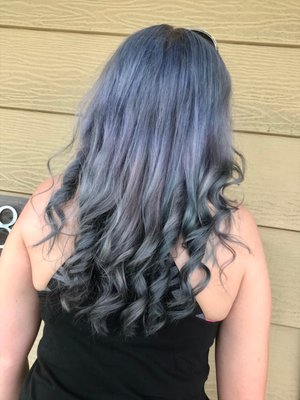 Dye job on hair