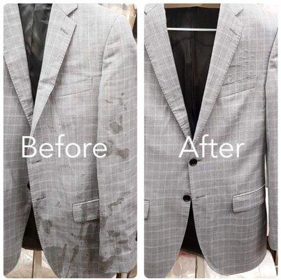 My suit before and after. Guys are amazing!