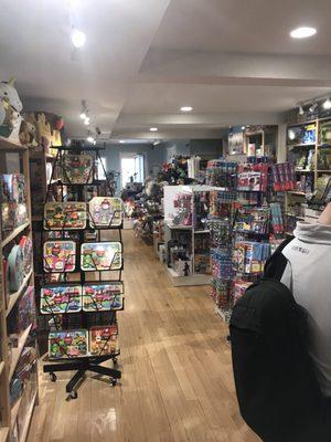 Pretty decent sized store; toys from 6 months and up!