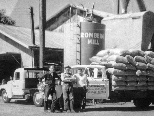 Ralph Romberg opened his feed company in 1942. Four generations later we are still producing quality feeds.