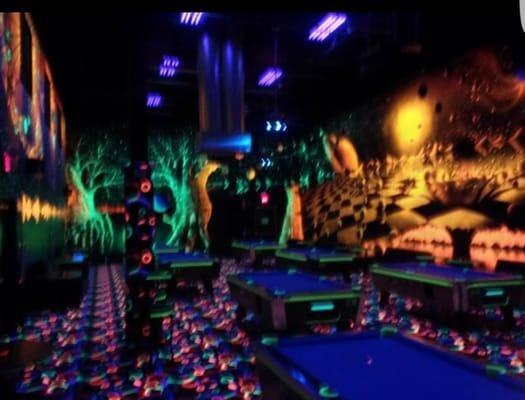 Fusco's The Spot Famous Blacklight Pool Room