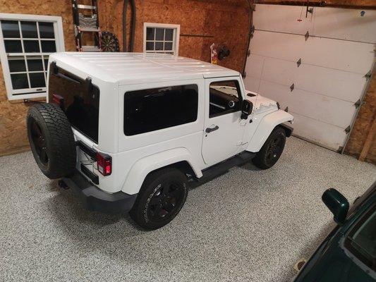 Our Jeep arrived safe and sound at its new home in Maine