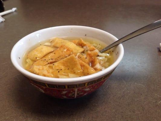 Egg drop soup...