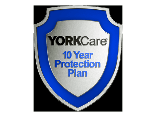 York Manufacture 10 Years Labor and Parts Warranty