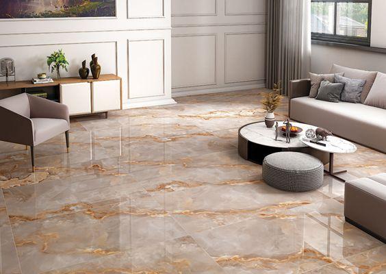 24x48 polish porcelain tile Ace Onyx Beige